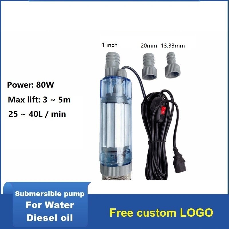 Submersible Pump Flower Watering DC Fuel Dispenser Electric 12V Low Flow Water