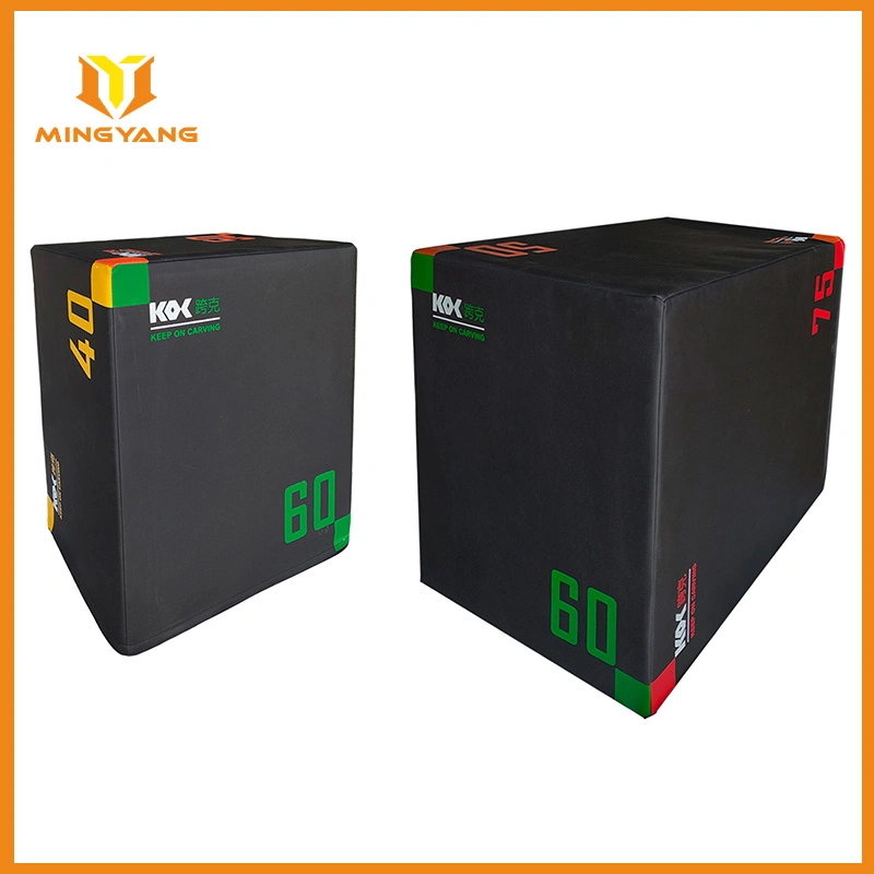 Soft Foam Plyometric PU Leather Jump Box