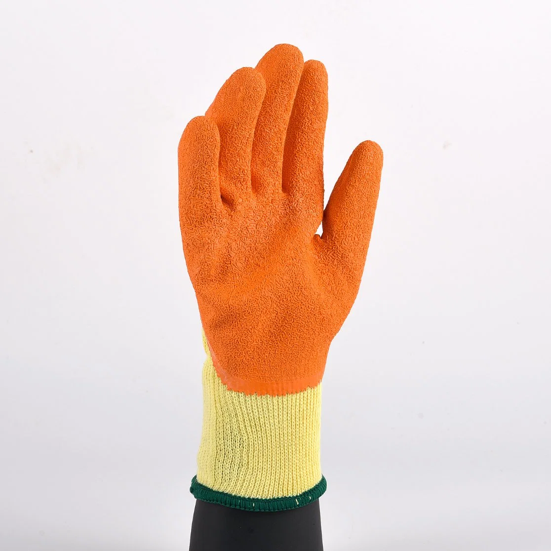 Latex Wrinkled Coated Safety Work Gloves for Gardening Household