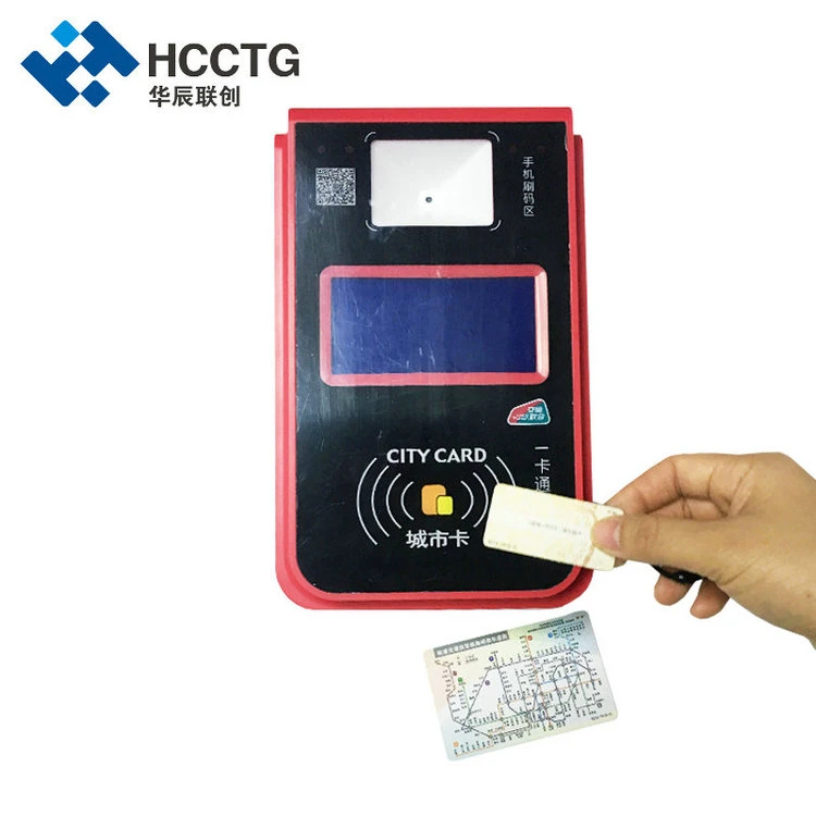 Qr Code RFID NFC Card Reader GPS Bus Ticketing Validator Vending Conductor Machine P18-L2