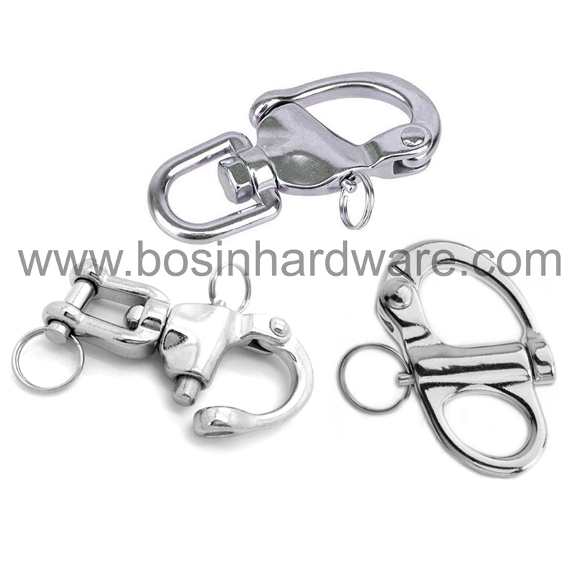 Stainless Steel Egg Shape Carabiner Snap Hook