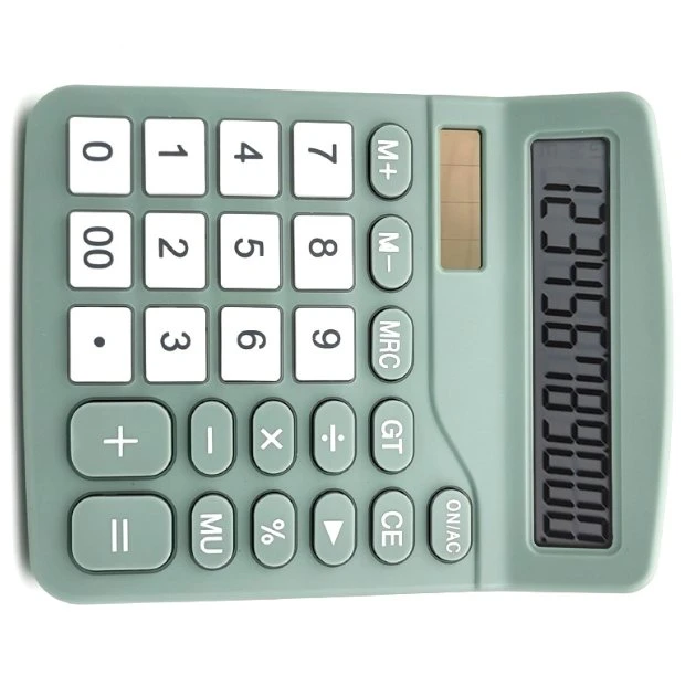 Цветной 12-битный офисный калькулятор Solar Scientific