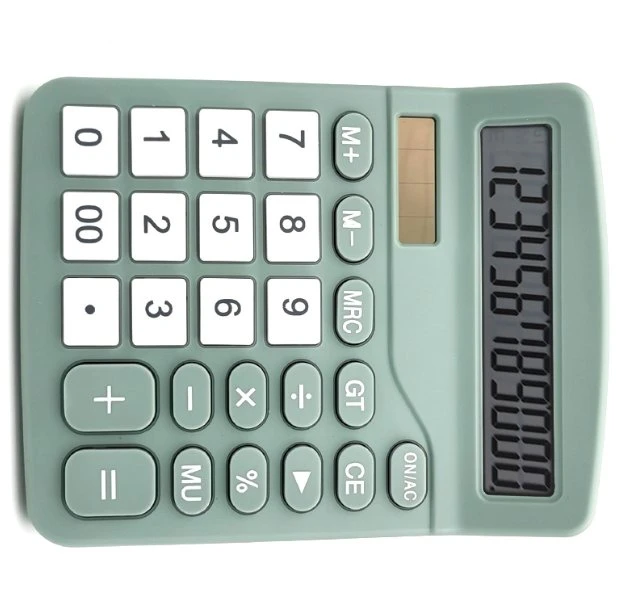 Ordinateur de bureau avec calculatrice solaire 12 bits couleur