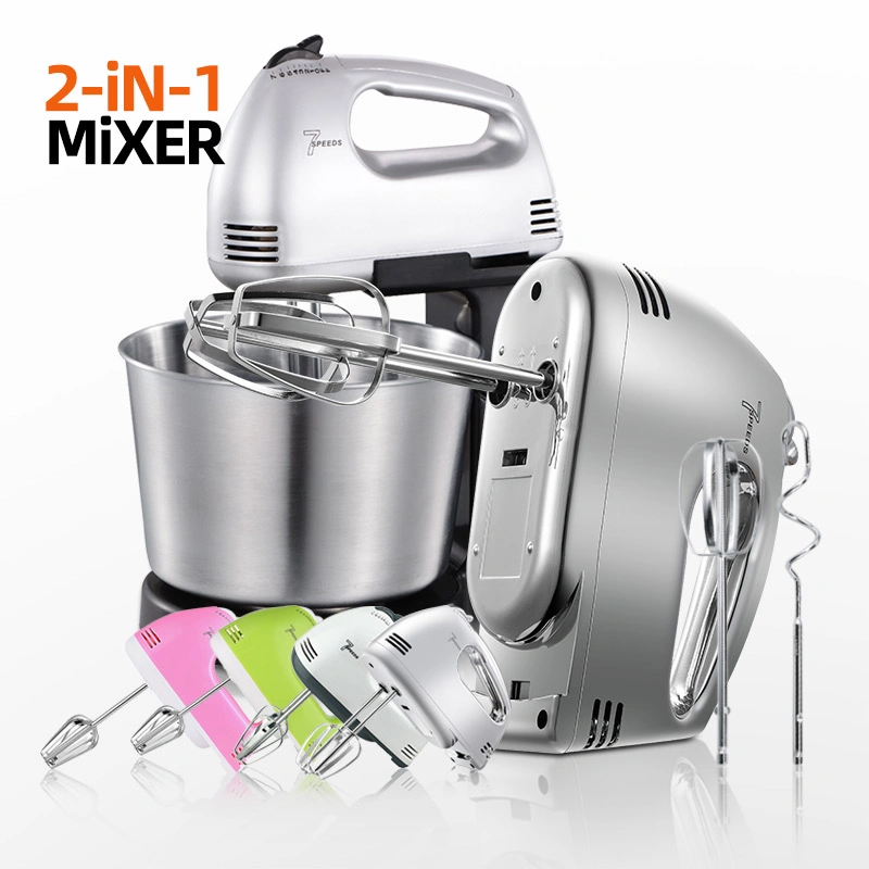 Küche Elektro Handheld Spiral Bäckerei Brot Mehl Pizza Kuchen Teig Standmixer