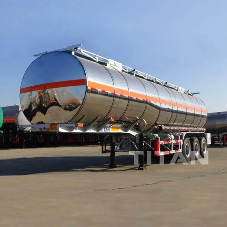 40000 45000 50000 Liters 40-50m3 Oil Fuel Tanker Trailers Diesel Petrol Stainless Steel Gasoline Aluminum Semi Trailer Truck