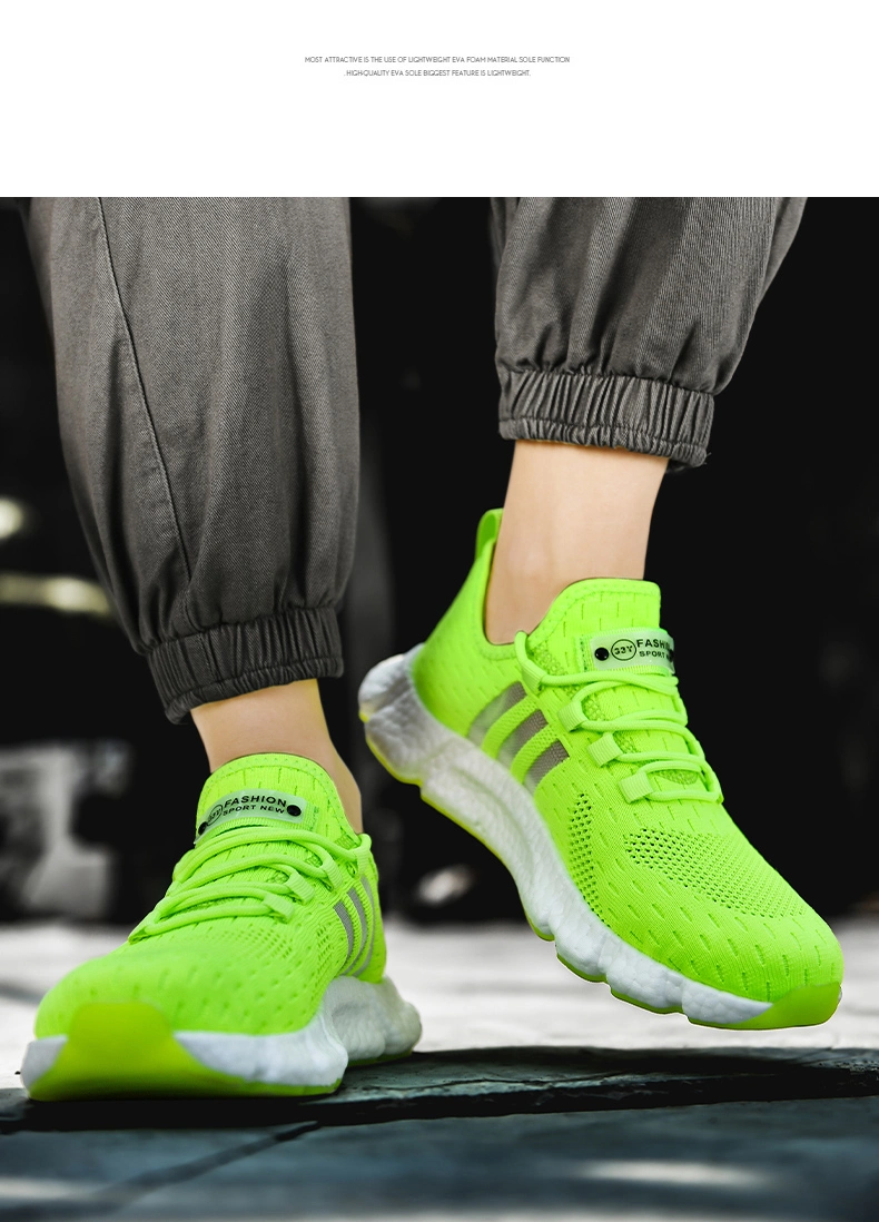 High Quality Fly Knit Unisex Running Shoes Women Sneakers Brand Mesh Tennies New Walking Style Men Shoes