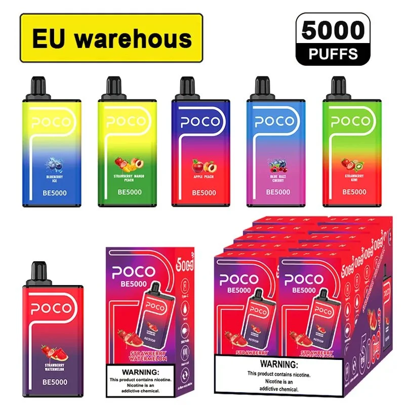 Original Vaporizer Flavors Esco Bar Liquid Electronic Cigarette Poco Be 5000 Puffs Fume Randm Vapor Pod Empty Wholesale/Supplier I Vape Pen E Hookah Charger