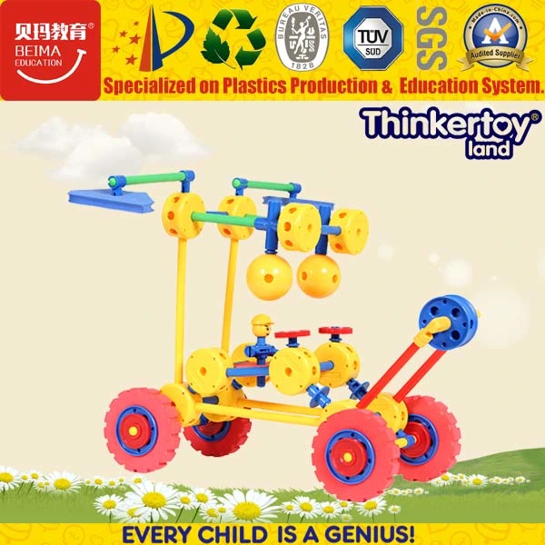 Conjunto de construção, bicicleta de construção, tanque, Scootie, brinquedos de aprendizagem automóvel