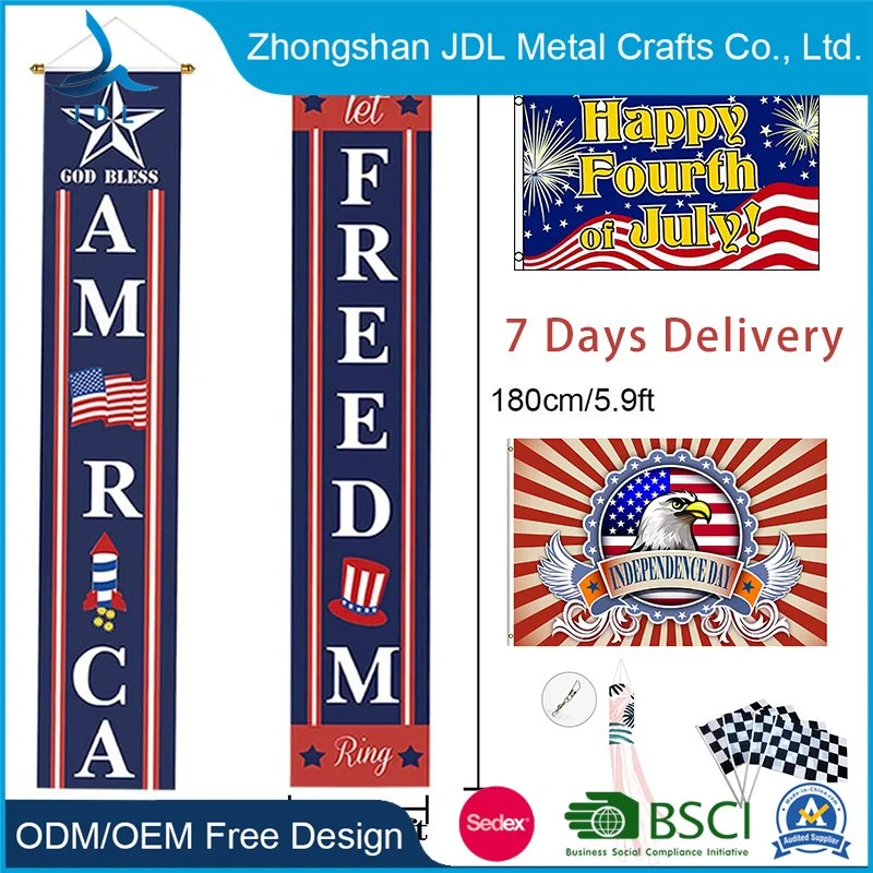 PVC Vinyl Trumps Outdoor Poster Countries Printing Advertising Flex Display Lamp-Box Fabri Flag with Grey Finish Outside Custom Size