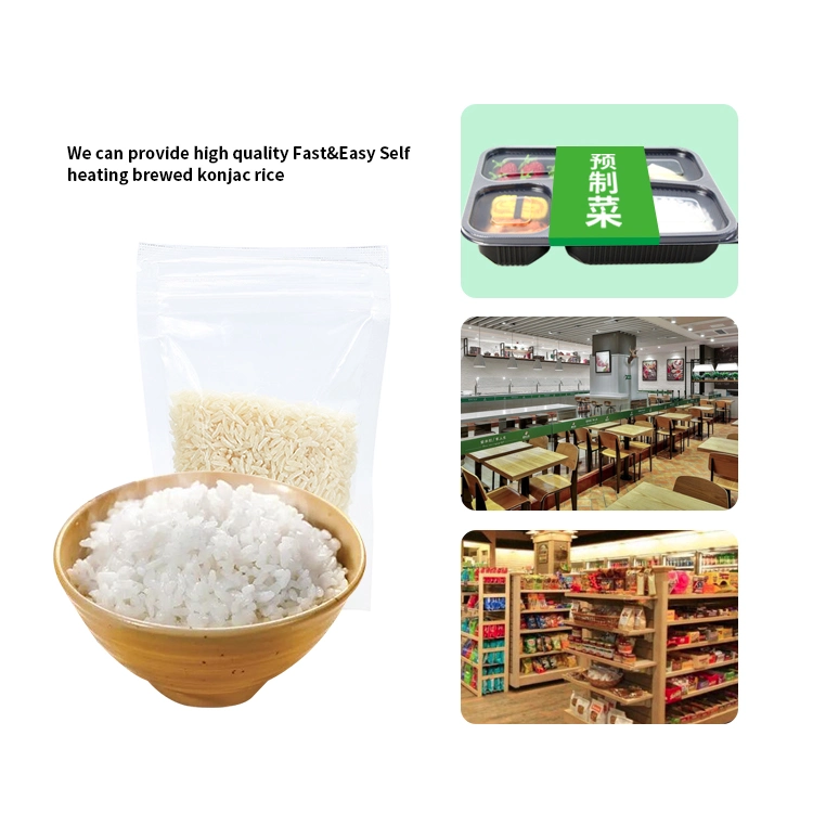 Keto Lebensmittel Selbst Heizung 10 Minuten Schnell Einfach Bequem Konjac Reis Getrocknet 1 Kg
