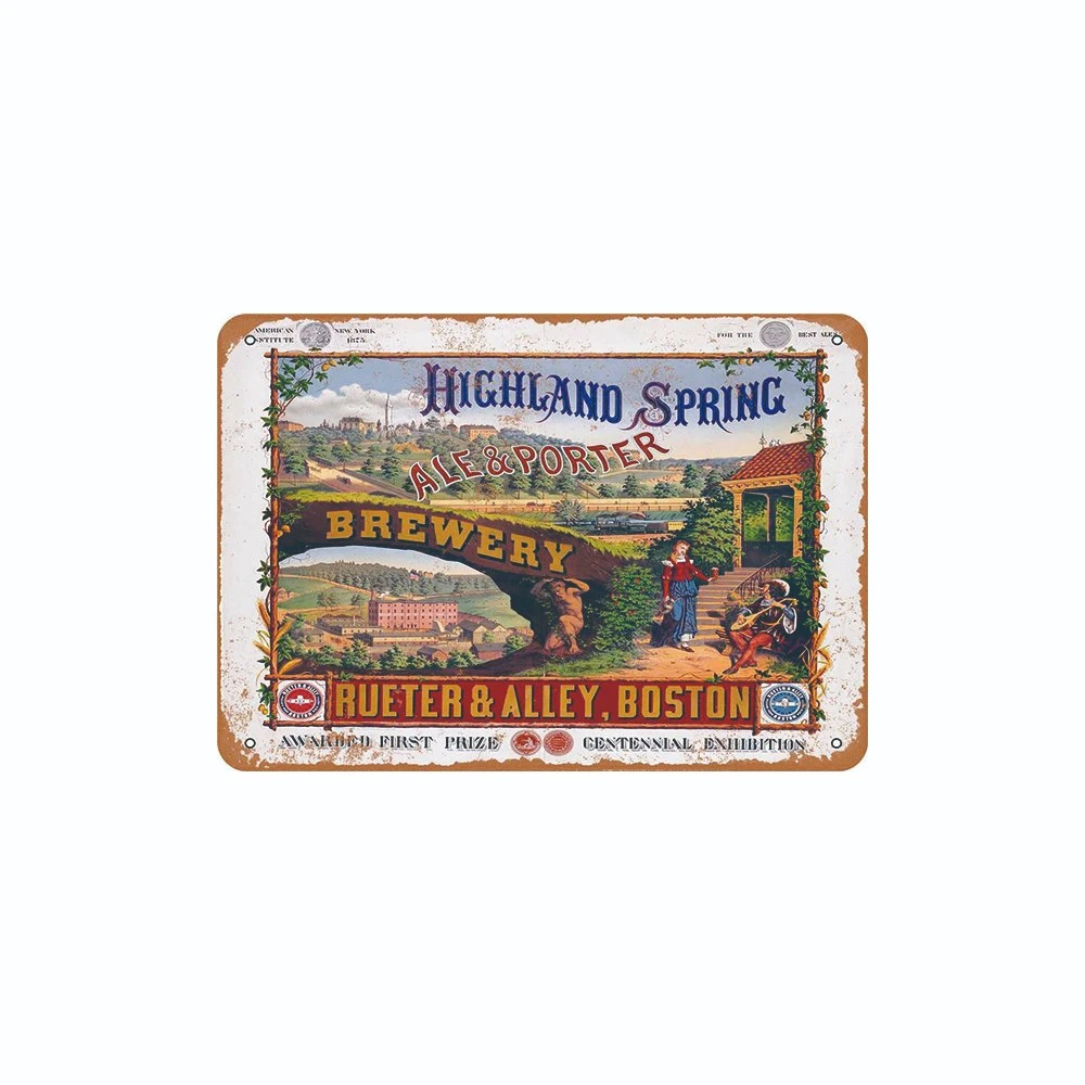 Aluminum Vintage Wholesale/Supplier Beer Retro Metal Tin Signs