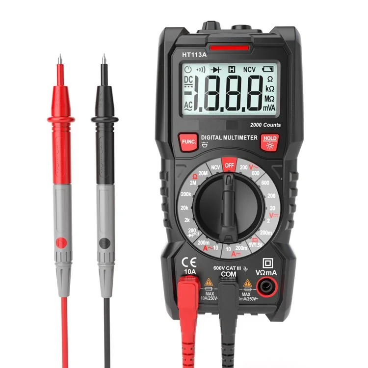 Lonn Ht-113D True-RMS Digital Multimeter AC/DC Voltage Current Tester