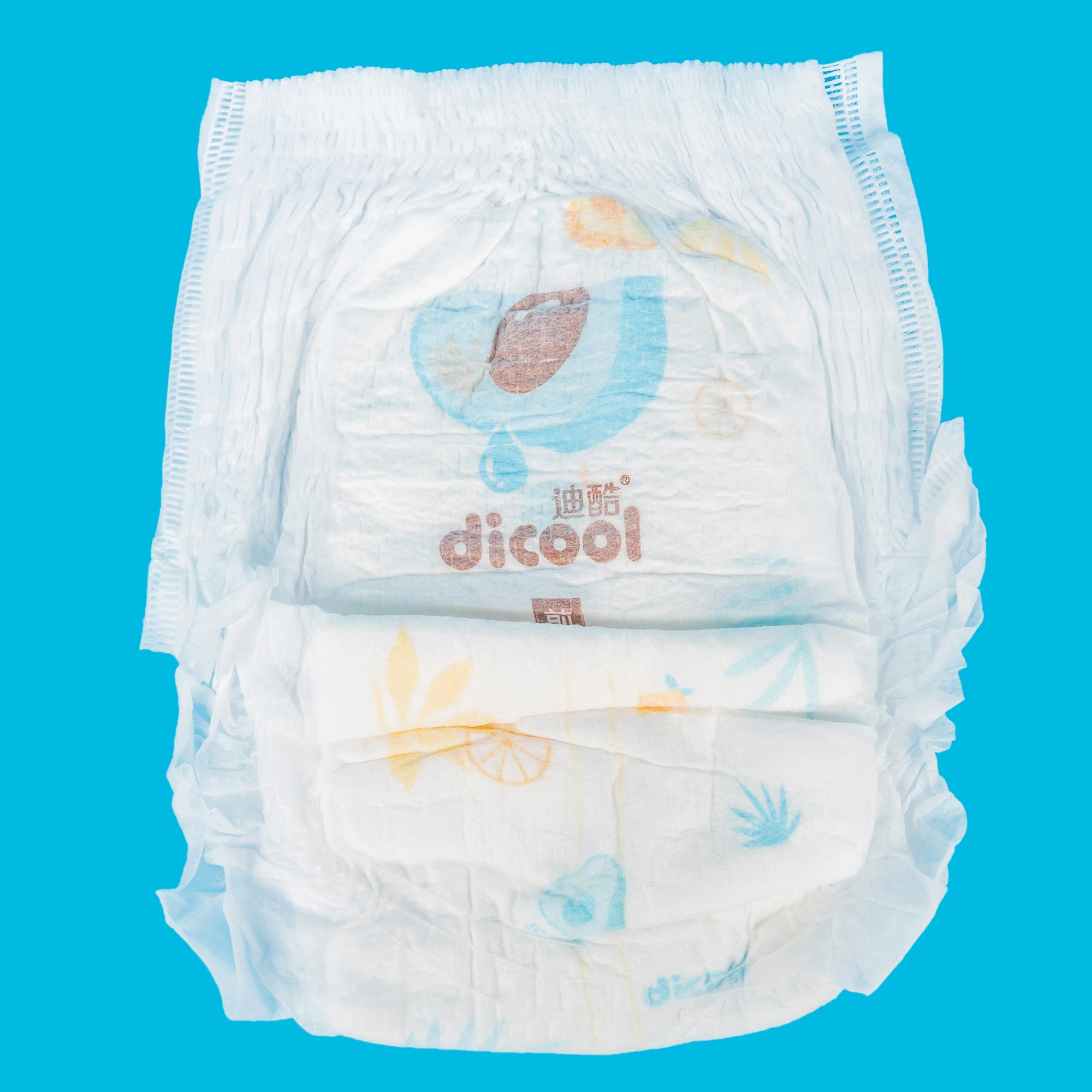 Absorption élevée OEM Pearl DOT Culotte Bébé Diaper Tirez les couches pour bébés Bébé fabricants haut Santi couches tampon couches jetables Tirez UPS