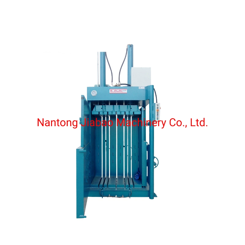 Vertical Hydraulic Plastic Foam Scrap Compactor with ISO