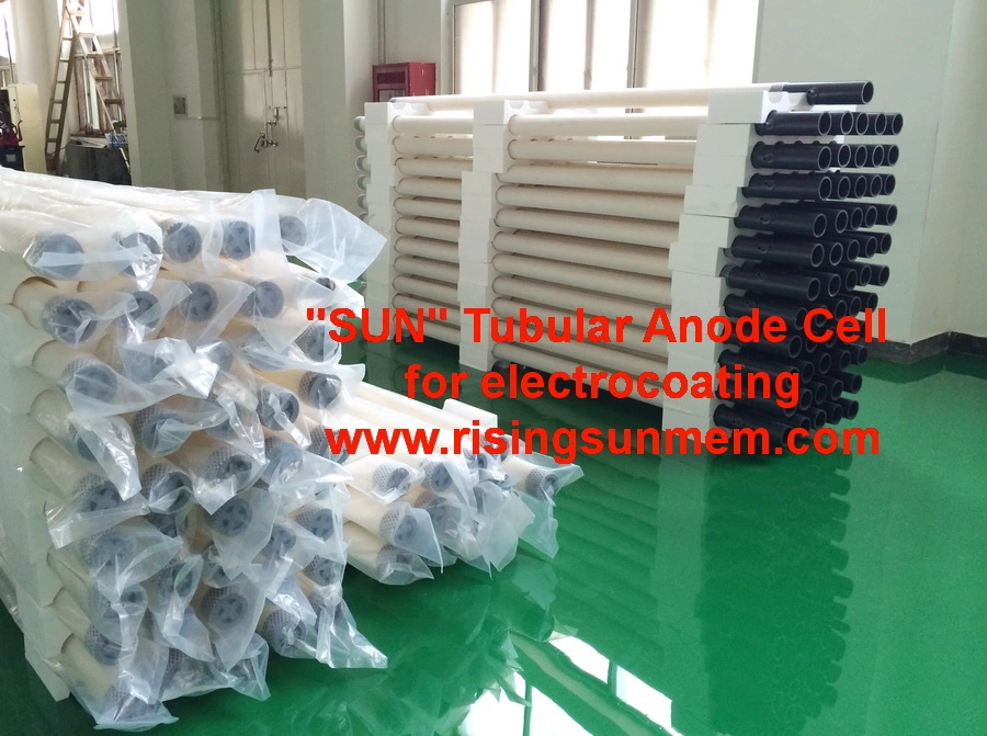 Tubular Anode Cell for Electrocoating System