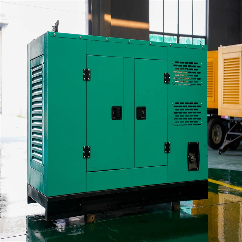 Fabrik Direktverkauf 15kVA-100kVA Disel Motor Canopy Container Land Use Kommunikation Basisstation Notfall Standby-Leistung Super Silent Diesel Generator Setzen