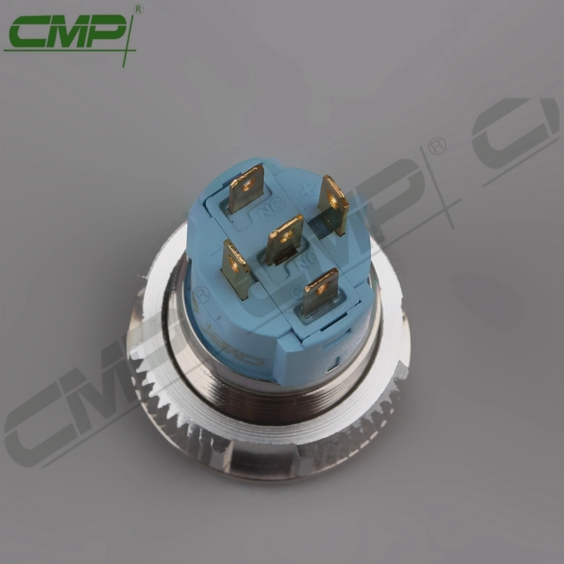 CMP Illuminated 16mm Stainless Steel Metal Push Button Switch