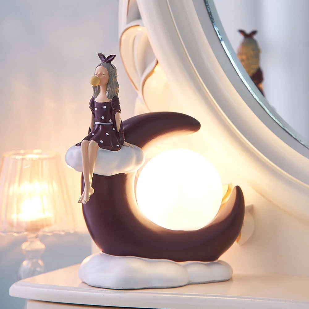 Nordic Home Creative Girl Lighting Спальня Ночной стол Ночной свет Декор