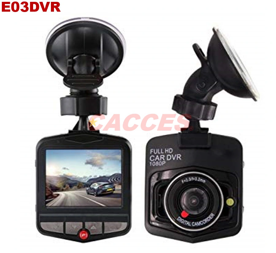 Coche DVR mejor Dash Cámara HD 1080p grabador de conducción Video Super Night Vision Loop grabación 140 grados de movimiento gran angular Detección Dashcam 2,2/2,4inch LCD