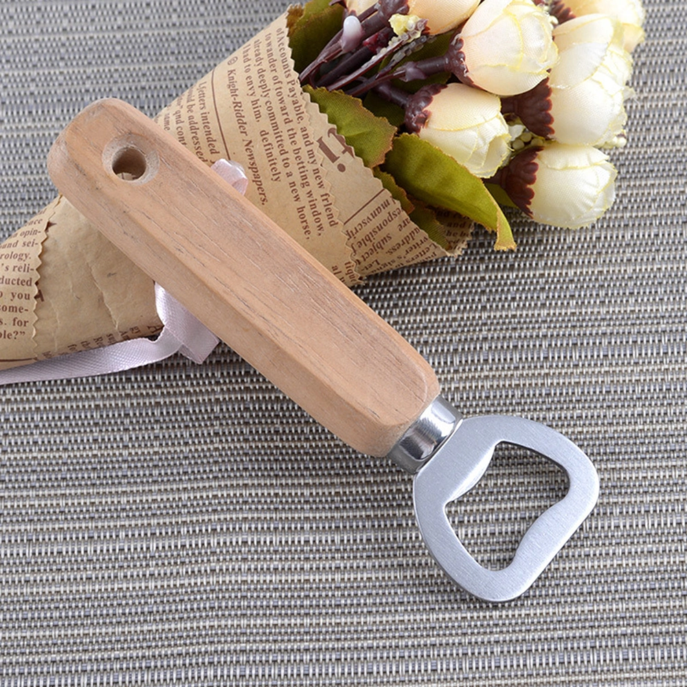 Customized Wooden Bottle Opener Magnet