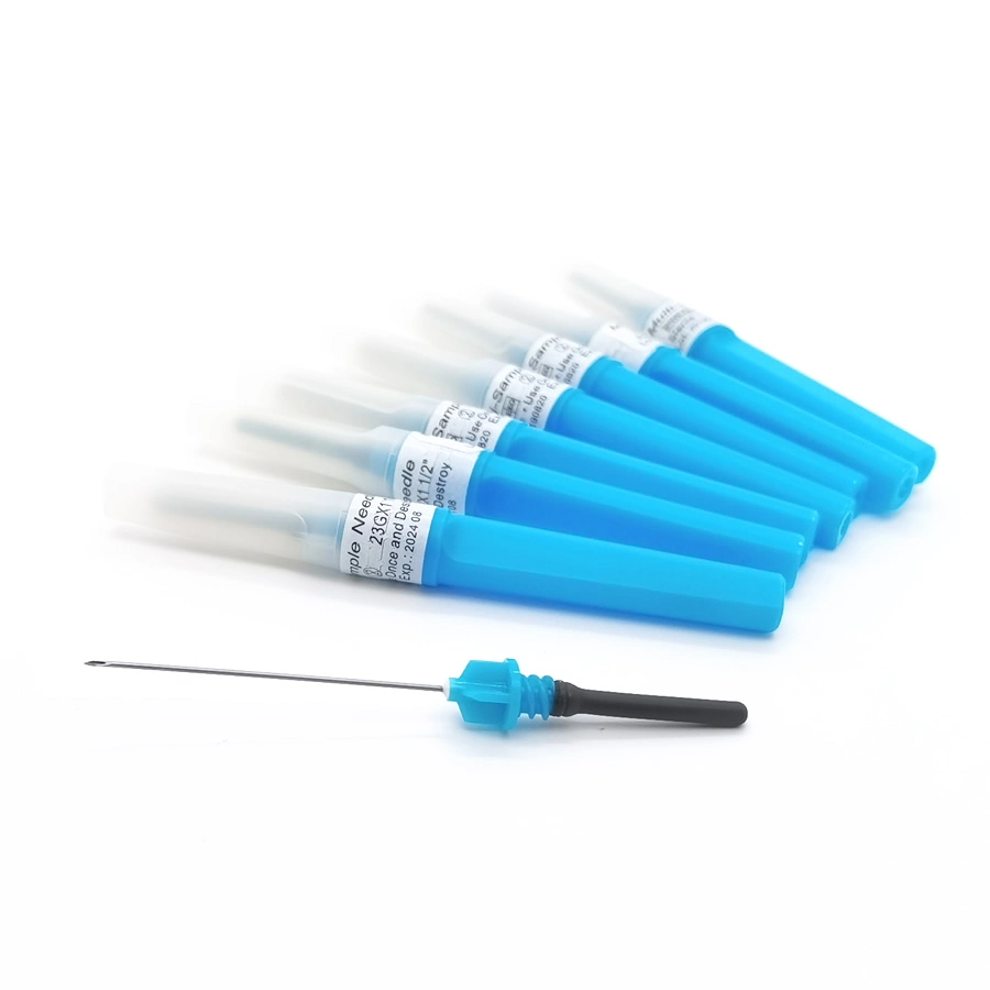 Disposable Medical Multi-Sample Needle Blue 23G for Blood Collection Tube