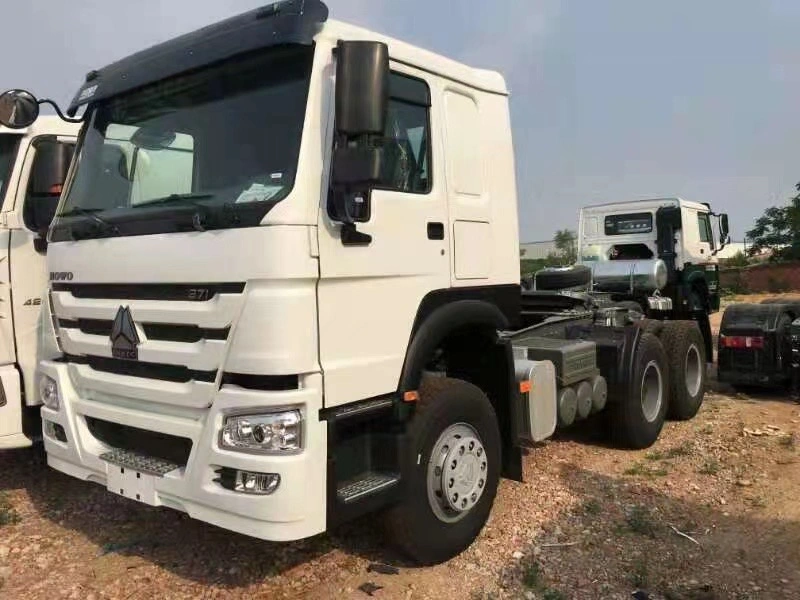 Hot Sale HOWO Used 3 Axle Diesel Truck Euro3 375HP Tractor Truck 10 Wheels Head Tractor 6X4 Trailer Head for Transportation