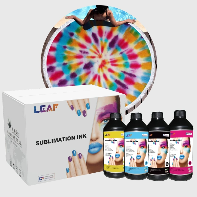 VENTE directe de l'usine d'encre à colorant POUR IMPRESSION DE SUBLIMATION DE FEUILLES