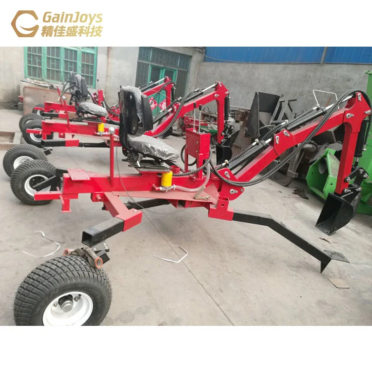 Gainjoys Agricultura Maquinaria miniexcavadora retroexcavadora remolcable Precio Venta caliente Productos