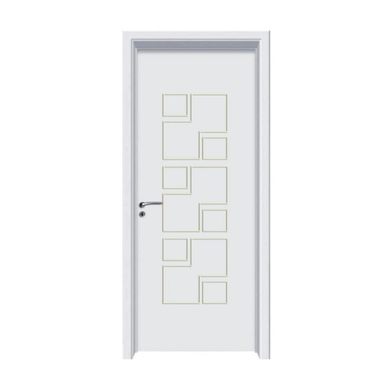 Waterproof Eco-Friendly Wooden Plastic Modern WPC Bathroom Interior Door