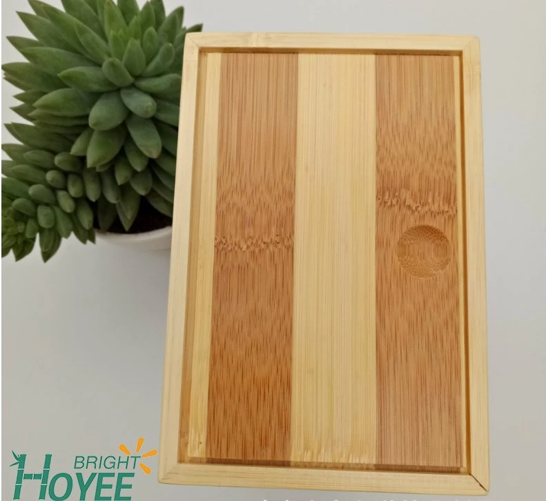 Colourful Rectangle Bamboo Tissue Box