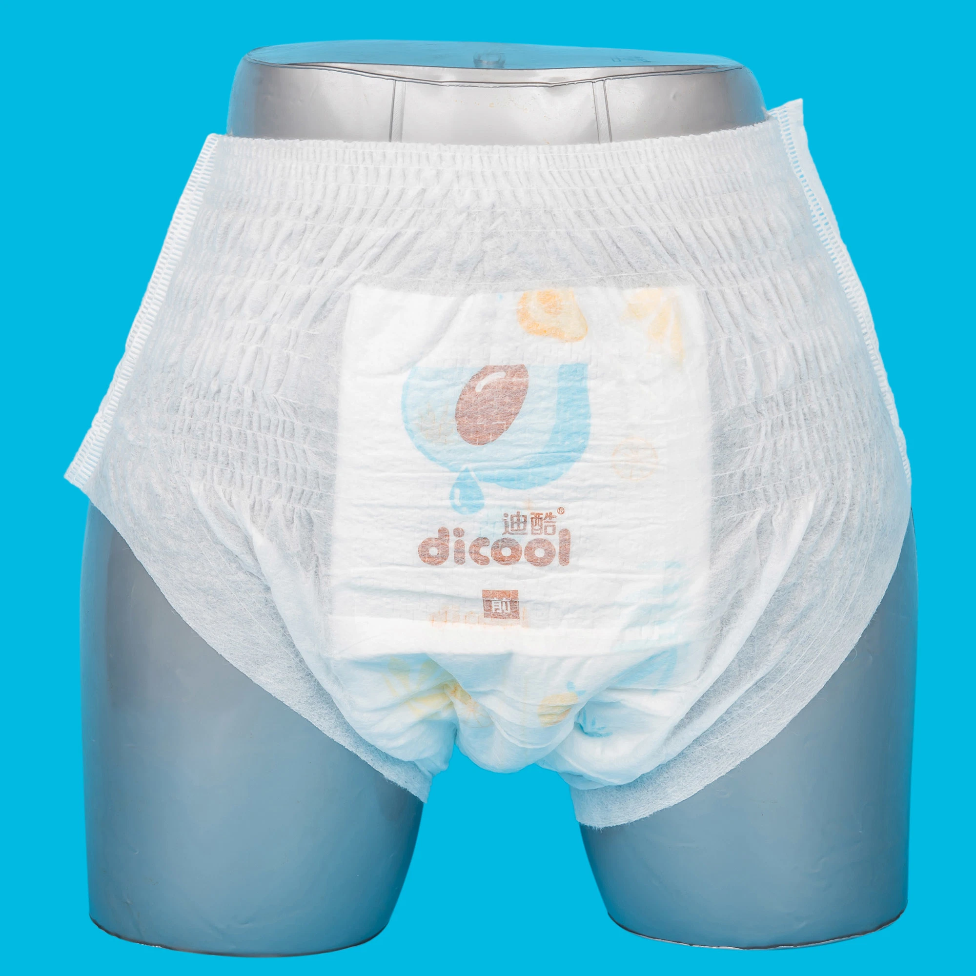 Absorption élevée OEM Pearl DOT Culotte Bébé Diaper Tirez les couches pour bébés Bébé fabricants haut Santi couches tampon couches jetables Tirez UPS