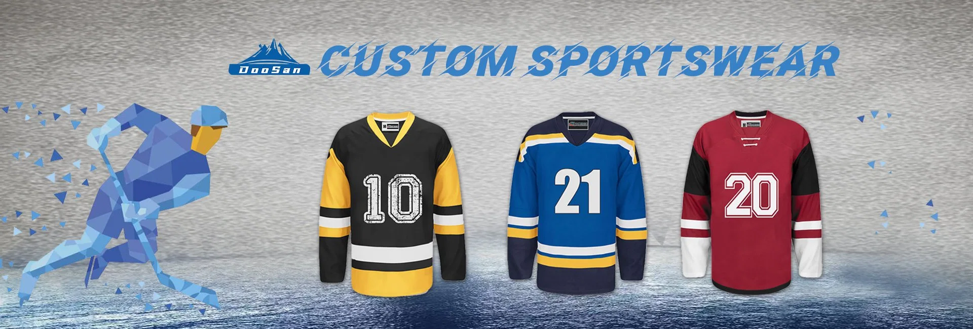 Custom Sublimation Printing Eishockey Trikot, Man Sports Hockey Trikot