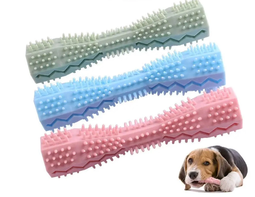 Vente en gros durable PET Chew Toys Interactive Food distributeur nettoyage des dents