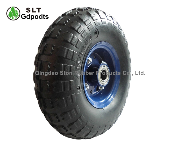 10" 3.00-4 Heavy Duty Trolley Wheels Solid Rubber Wheel