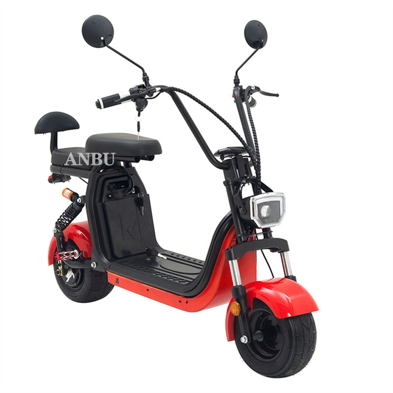 Double Scooter Électrique Citycoco Mini Bike 1000W 48V Scooter Électrique à Pneus Gras