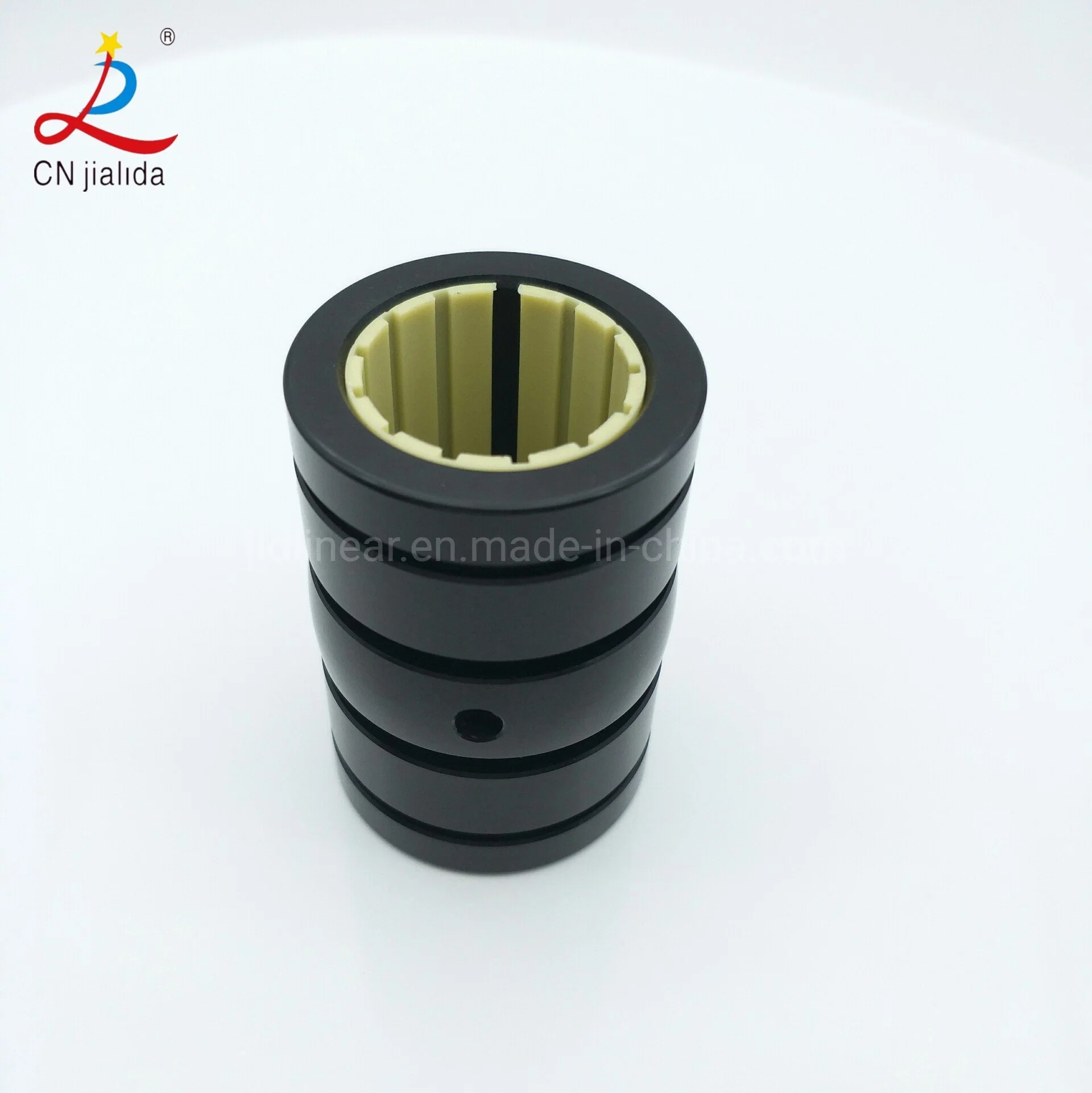 3D Printer Floating Bearing Closed Anodized Aluminum Adapter Plastic Linear Plain Bearing (RJUM-03-10-12-16-20-25-30-40-50) Same Size as Igus