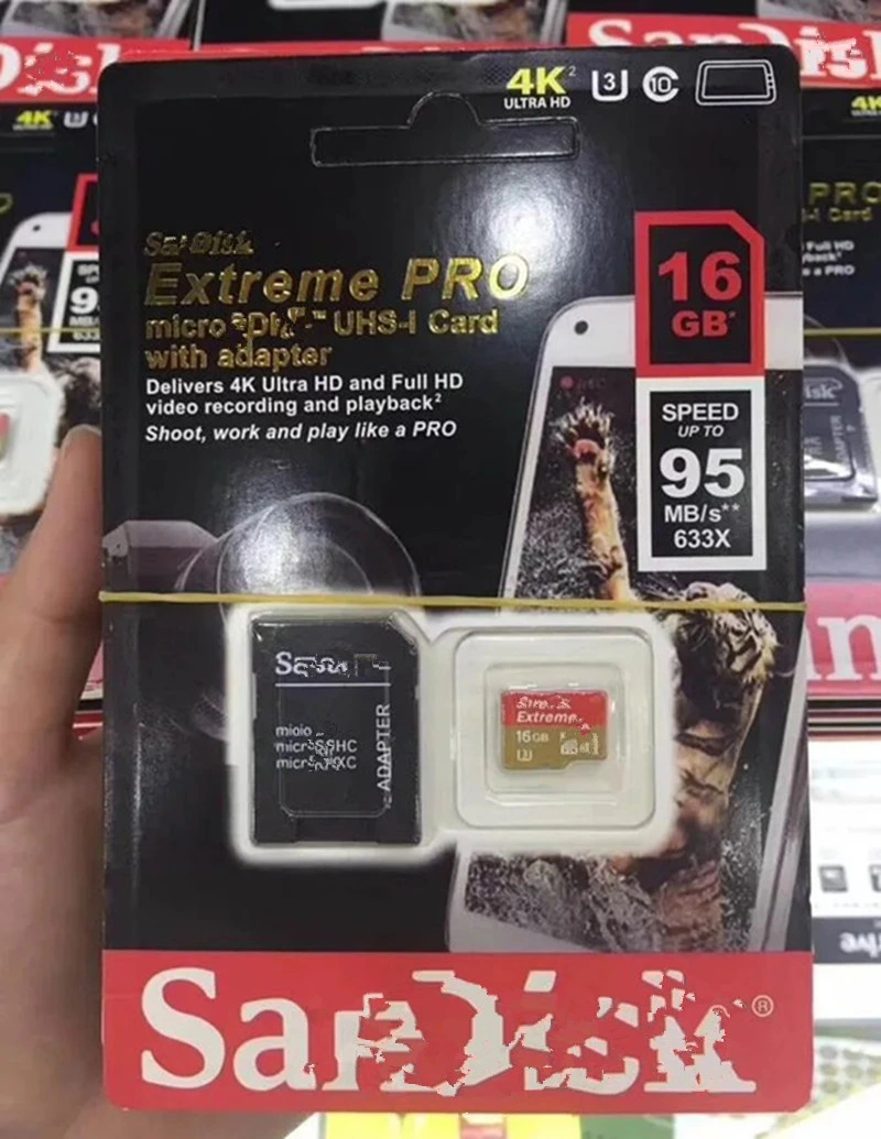 بطاقة SD للميكروفون سعة 32 غ 64G سعة 128 غ سعة الذاكرة
