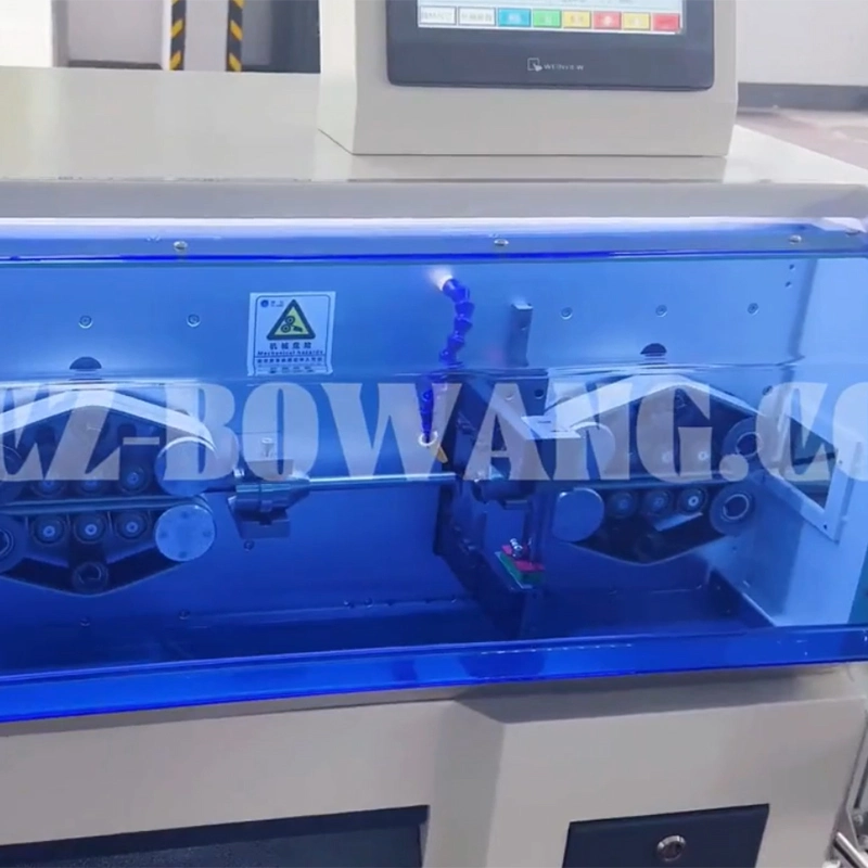 New Energy Computerized Terminal Crimping Machine/Wire Cutting and Stripping Machine for 50 Sqmm Cable with Rotary and Double Blades