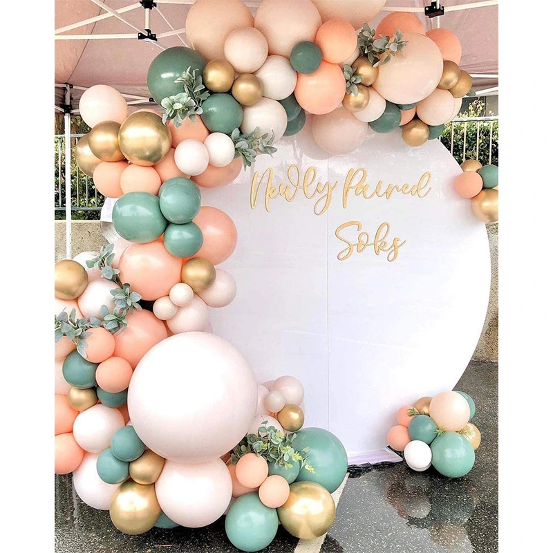 120 PCS Balloons with Tools Balloons Garland Arch Kit for Wedding Bridal Girl Birthday Party Celebration Chain of Balloon