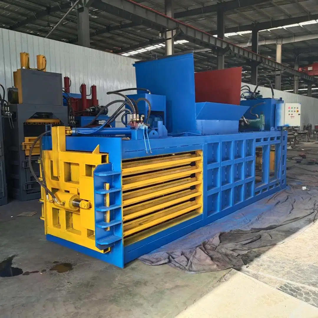 Horizontal Hydraulic Plastic Bottle Waste Baler/Waste Paper for Sale