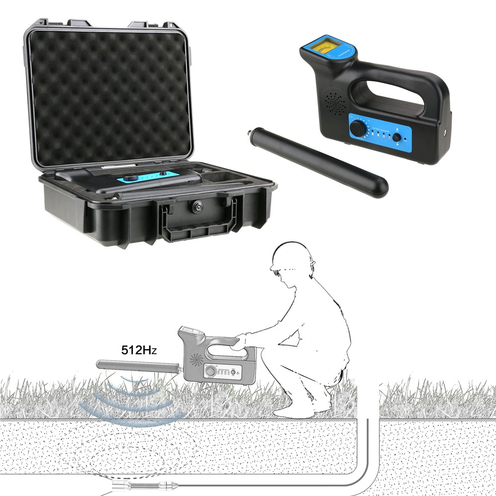 512Hz Pipe Locator, Sewer Camera Receiver Pipe Inspection Tool for Drain Construction