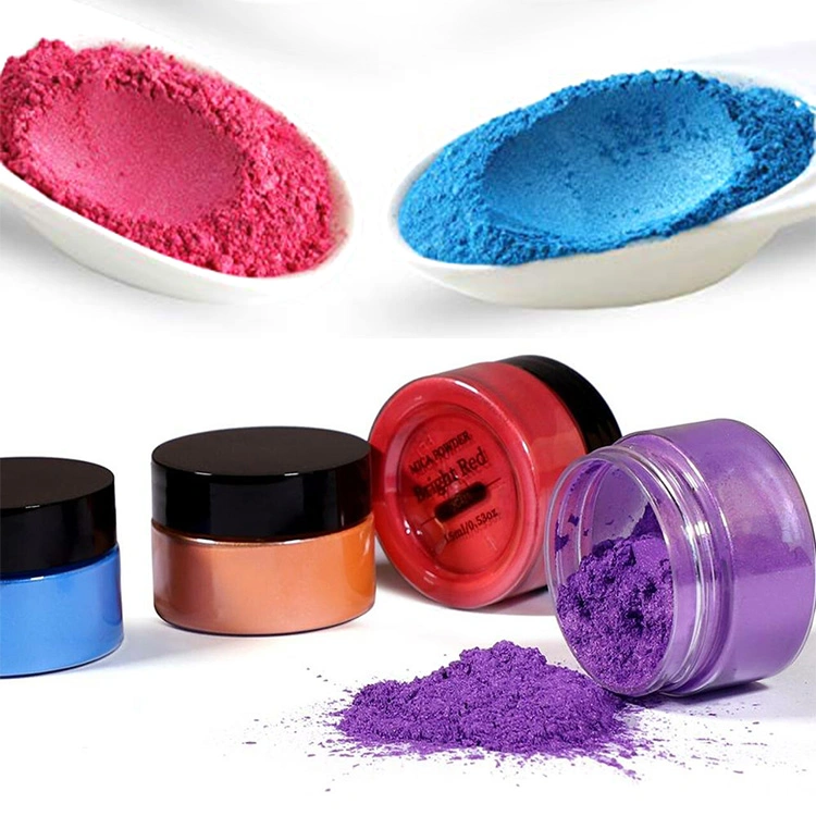 Kolortek Pigment inorganique en poudre de mica pour résine époxy, brillant à lèvres, savon, peinture.