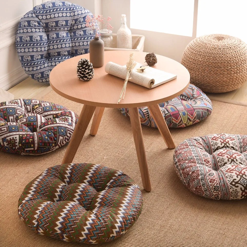 Comforable Colorful Fabric Soft Chair Cushion