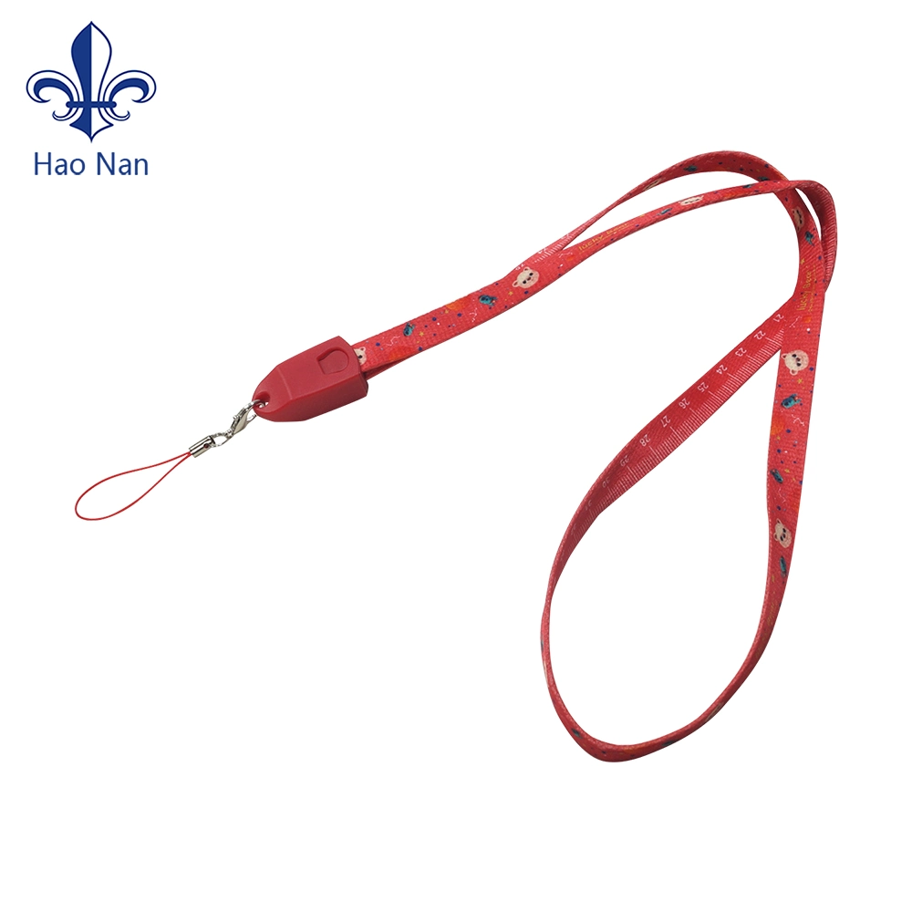 Custom Printed Multi USB Wire Lanyard Fast Charging Data Cable