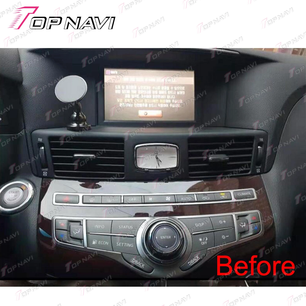 Android con pantalla táctil de coches 2 DIN Radio DVD reproductor multimedia, navegación GPS Universal para Infiniti Q70L M25 M35 2013 2017 Auto Radio