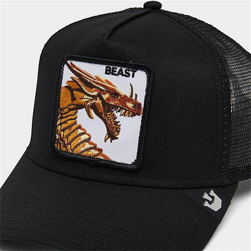 Die Beast Grafik Gedruckt Patch Bestickt Trucker Hüte Mode Golf Caps Jugend