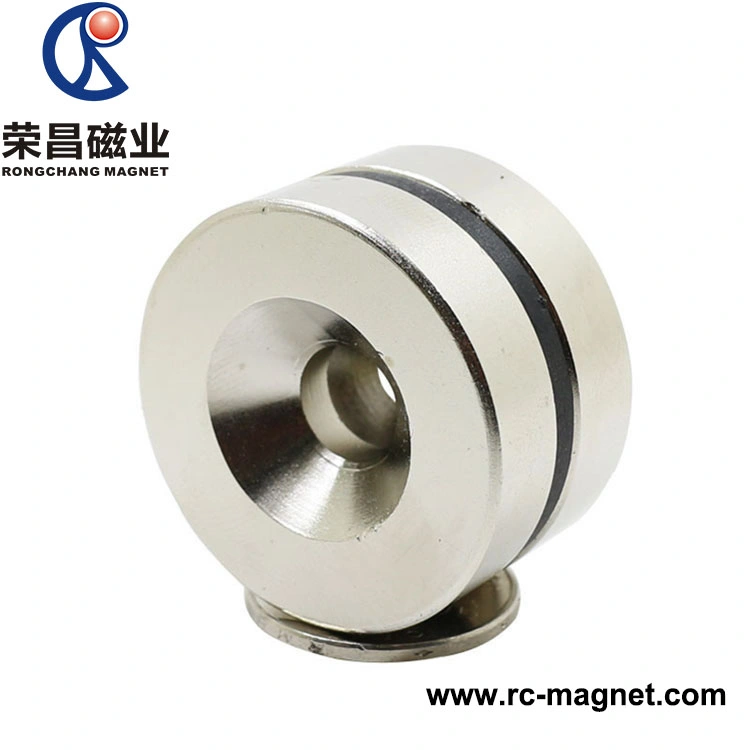 High quality/High cost performance 17 Years Experience NdFeB Gold Seller Countersunk Magnet