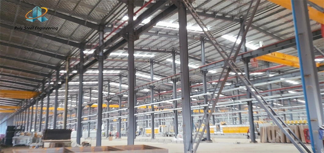 Economic Industrial Steel Structural Workshop Wide Span Light Building