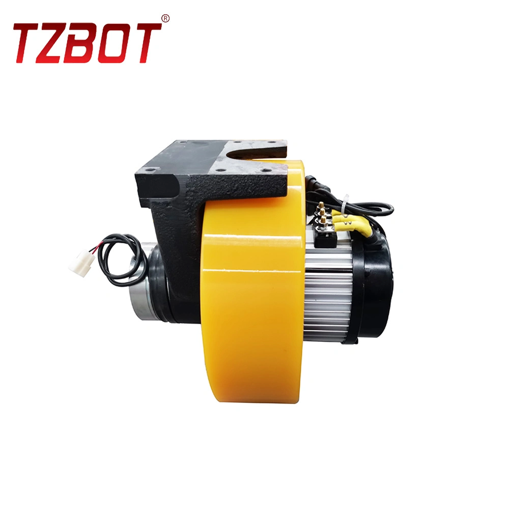 Robot Accessories Agv Driving Wheel 1500W 24V Motor PU Driving Wheel with 1000kg Load for Agv Large Capacity Automatic Electric Industry Robot (TZ30-DA15)