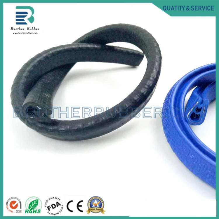 Black Hollow PVC Plastic Seal Strip PVC Rubber Strip for Equipment